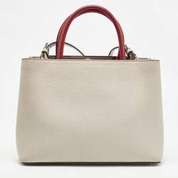 Pre Owned Fendi Tricolor Leather Mini Monster Eye 2Jours Tote