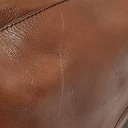 Pre Owned Fendi Brown Leather Twins Tote