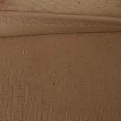 Pre Owned Fendi Brown/Off White Canvas and Patent Leather Medium Sunshine Shopper Tote