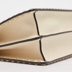 Pre Owned حقيبة فندى بيكابو أى سى يو جلد سيليريا وردي بيد علوية