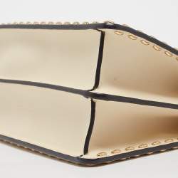 Pre Owned حقيبة فندى بيكابو أى سى يو جلد سيليريا وردي بيد علوية