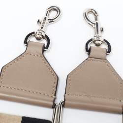 Fendi Blue/Beige Leather Medium By The Way Bag