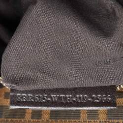 مملوكة مسبقًا Fendi Tobacco Zucca Canvas and Patent Leather Small Mia Hobo