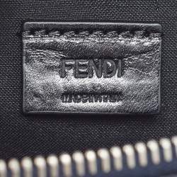 Pre Owned Fendi Multicolor Leather Monster Zip Pouch