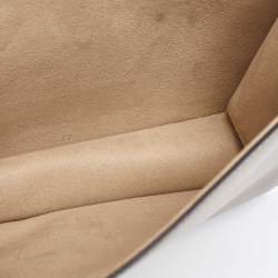 مملوكة مسبقًا Fendi Multicolor Leather Medium Eye Detail Kan I Top Handle Bag