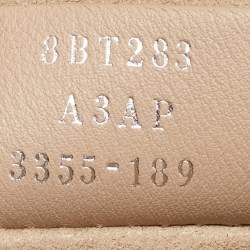 مملوكة مسبقًا Fendi Multicolor Leather Medium Eye Detail Kan I Top Handle Bag