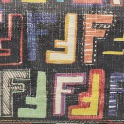 Fendi Multicolor Zucca Coated Canvas Flap Continental Wallet