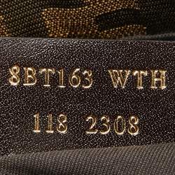 مملوكة مسبقًا Fendi Brown Zucca Canvas and Patent Leather Mia Flap Shoulder Bag