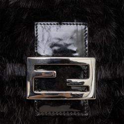 Fendi Monogram Fur Baguette