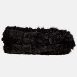 Fendi Monogram Fur Baguette