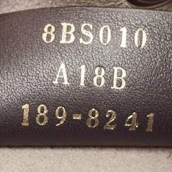 مملوكة مسبقًا Fendi Grey Leather Mini Mon Tresor Drawstring Bucket Bag