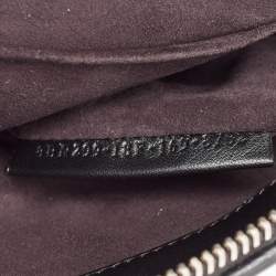 Fendi Black Quilted Leather Small Dotcom Click Top Handle Bag