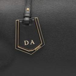 Pre Owned Fendi Black Leather Medium 2Jours Tote