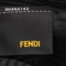 Pre Owned Fendi Black Leather Medium 2Jours Tote