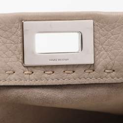 مملوكة مسبقًا حقيبة فندي ميني بيكابوو جلد سيليريا أسود بيد علوية