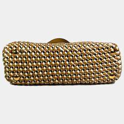 Fendi Brown And Nude Peekaboo Medium Bag
