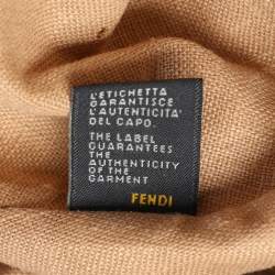 Pre Owned حقيبة فندي بيبي سباي جلد وكانفاس توباكو زوكا