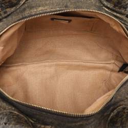 Pre Owned حقيبة فندي بيبي سباي جلد وكانفاس توباكو زوكا