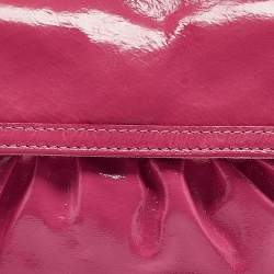 Fendi Pink Patent Leather Mini Chef Bag