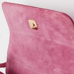 Fendi Pink Patent Leather Mini Chef Bag
