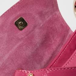 Fendi Pink Patent Leather Mini Chef Bag