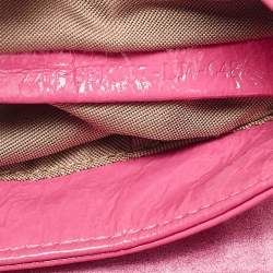 Fendi Pink Patent Leather Mini Chef Bag