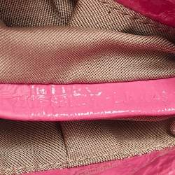 Fendi Pink Patent Leather Mini Chef Bag