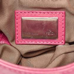 Fendi Pink Patent Leather Mini Chef Bag