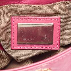 Fendi Pink Patent Leather Mini Chef Bag