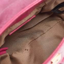 Fendi Pink Patent Leather Mini Chef Bag