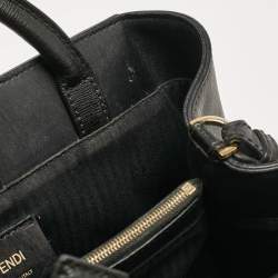 Fendi Black Leather Small 2Jours Tote