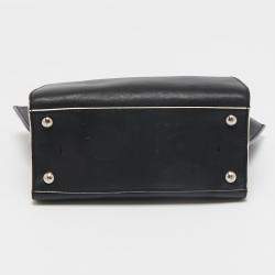 Pre Owned Fendi Black Leather Petite 3Jours Tote