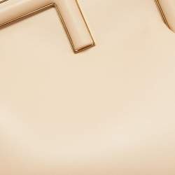 Fendi Peach Leather Small First Shoulder Bag