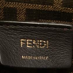 Fendi Peach Leather Small First Shoulder Bag