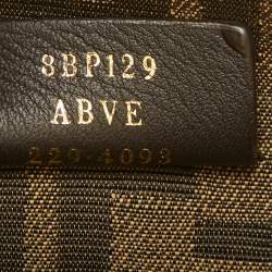 Fendi Peach Leather Small First Shoulder Bag