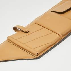 Fendi Tan Leather 3 Pockets Organizer Belt Bag