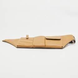 Fendi Tan Leather 3 Pockets Organizer Belt Bag