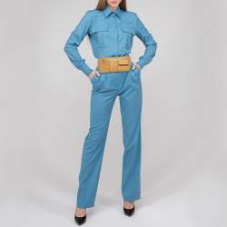 Fendi Tan Leather 3 Pockets Organizer Belt Bag