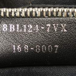 Pre Owned Fendi Black/Beige Leather and Python Small By The Way Shoulder Bag