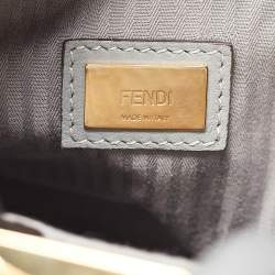 Fendi Grey Leather Petite Sac 2jours Tote