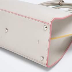 Pre Owned Fendi Grey Leather Medium 3Jours Tote