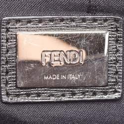 Pre Owned Fendi Tricolor Leather Small Demi Jour Top Handle Bag