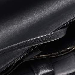 Pre Owned Fendi Black Leather Monster Petite Sac 2jours Tote