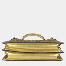 Fendi Gold pink Versace Shoulder Bag