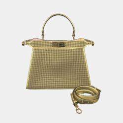 Fendi Gold pink Versace Shoulder Bag