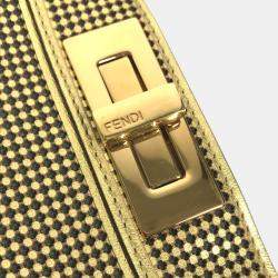 Fendi Gold pink Versace Shoulder Bag