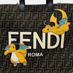 Fendi Brown Zucca Tote Bag