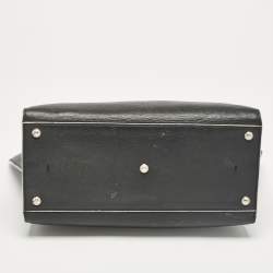 Pre Owned Fendi Black/Blue Leather Medium 3Jours Tote