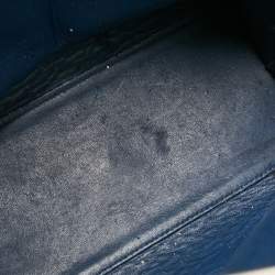 Pre Owned Fendi Black/Blue Leather Medium 3Jours Tote