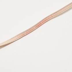 Pre Owned حقيبة كروس فندي مايكرو بيكابو جلد خوخي